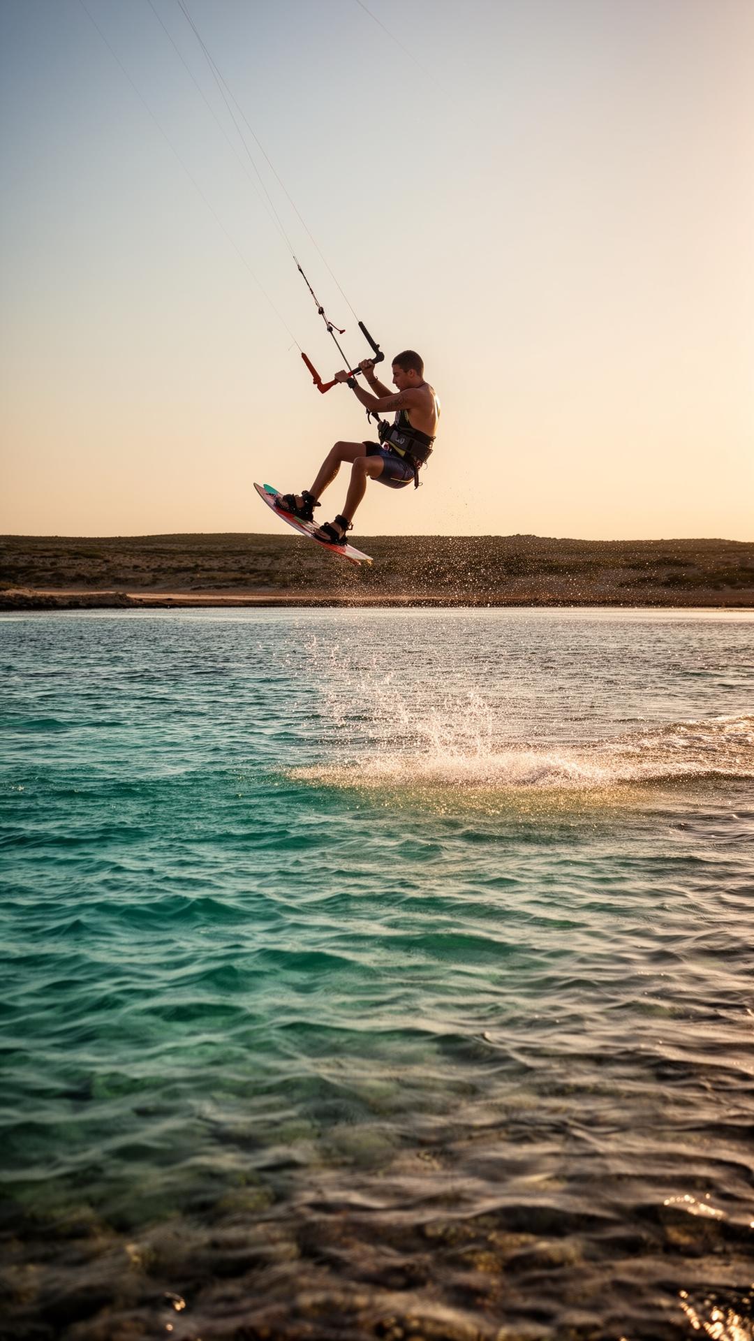 Kite surf lifestyle moment